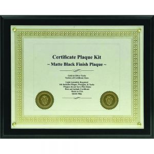 Certificate Plaque Kits Plaquemakerpro Com