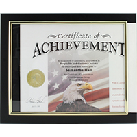 Custom/Personalized Certificate Plaque Holders